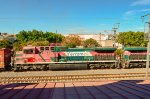 FXE AC4400 Locomotive as a second unit in a mixed freight train